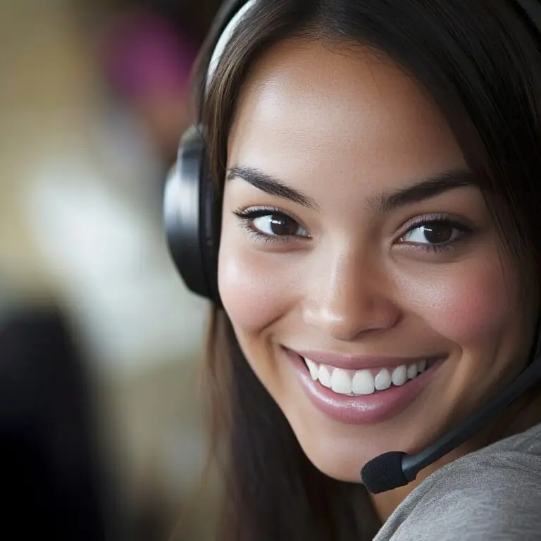 Contacto LIMPSA: persona de atención al cliente sonriendo