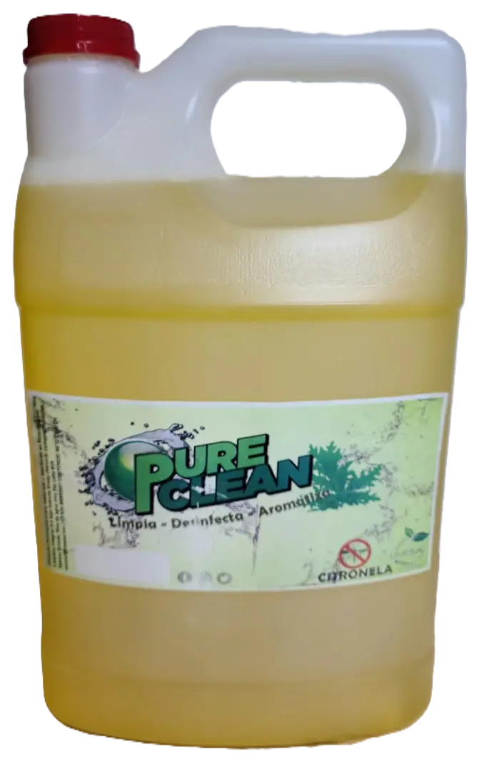 desinfectante de citronela para limpieza y Desinfección de pisos y superficies en áreas comerciales.