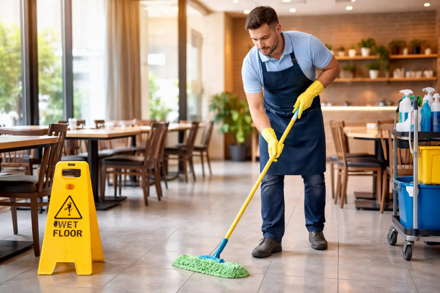 Citronela en la limpieza de restaurantes para prevenir mosquitos en áreas de comedor y mejorar la higiene sanitaria.