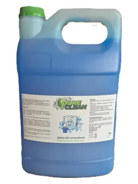 Galón de Jabón de lavandería EcoClean, producto de limpieza fabricado por LIMPSA