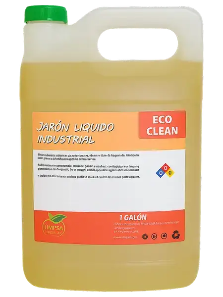 Galón de Jabón industrial multiusos EcoClean, producto de limpieza fabricado por LIMPSA