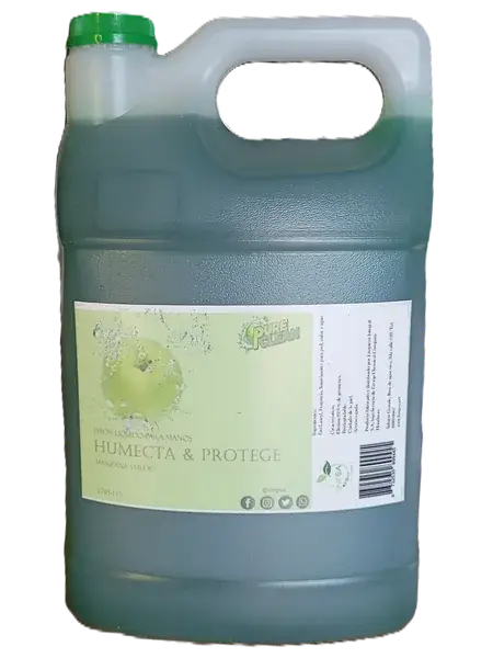 Galón de Jabón líquido para manos PureClean, producto de limpieza fabricado por LIMPSA