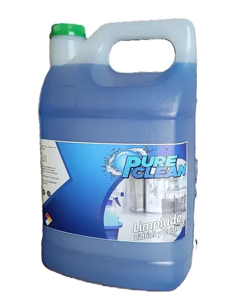 Galón de Limpia vidrios PureClean, producto de limpieza fabricado por LIMPSA