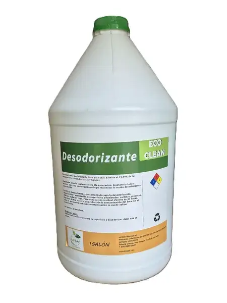 Galón de Sanitizante desodorizante PureClean, producto de limpieza fabricado por LIMPSA