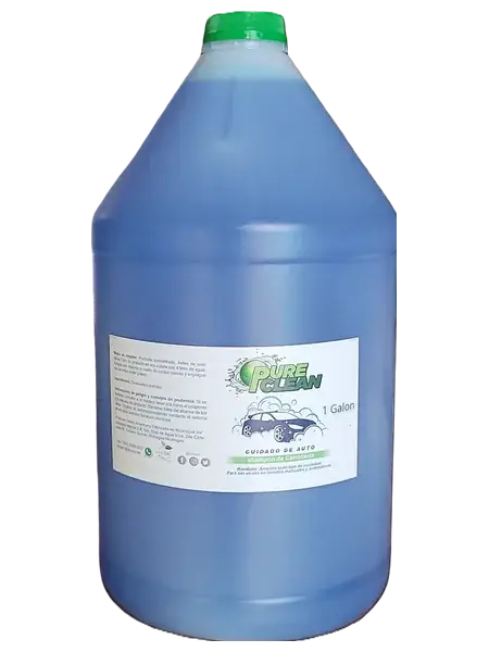 Galón de Shampoo para vehículos EcoClean, producto de limpieza fabricado por LIMPSA