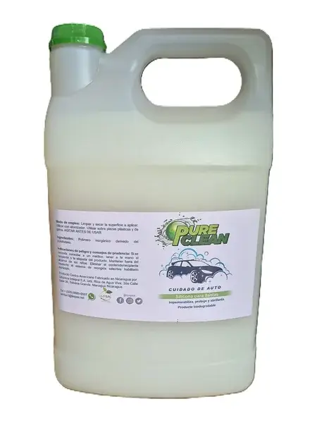 Galón de Silicona para llantas EcoClean, producto de limpieza fabricado por LIMPSA